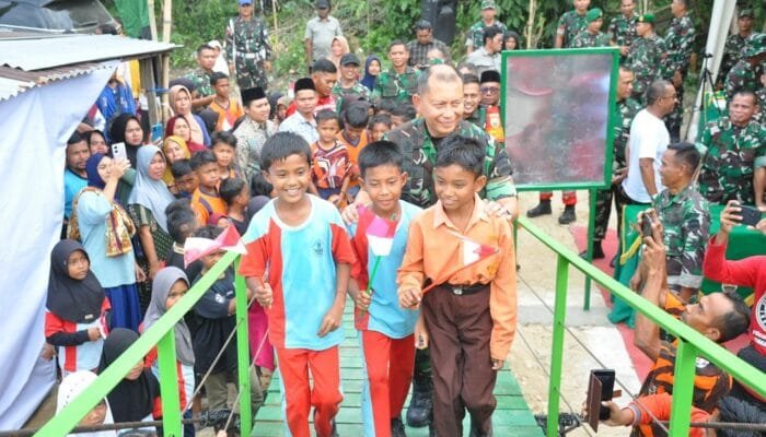 Danrem 031/WB Resmikan Jembatan “Perintis Kartika”: Menghubungkan Dua Desa dan Membuka Akses
