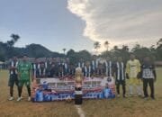 Desa Teluk Labuh Menang 3-1 atas Desa Sabang Mawang Balai di Turnamen Desa Pian Tengah