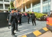 Dalam Rangka OMP LK 2024, Sat Brimobda Riau Gelar Patroli Keamanan di Venue SKA Co-Ex
