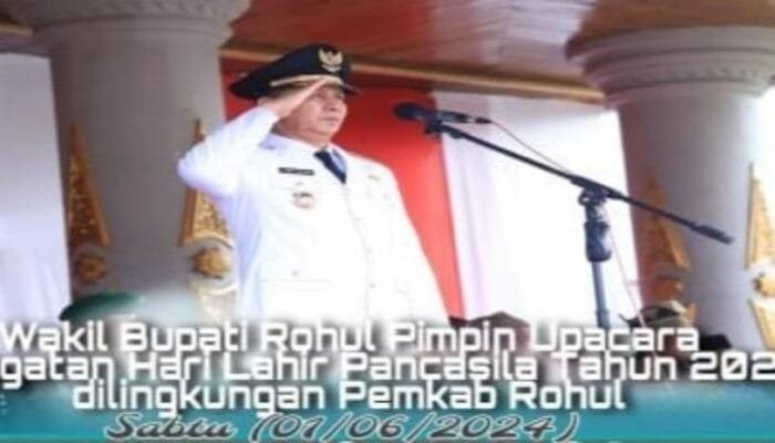 Peringatan Hari Lahir Pancasila, Wabup Rohul Ajak Para Milenial Pahami Ideologi Pancasila