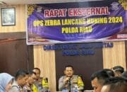 Dirlantas Polda Riau Pimpin Rapat Koordinasi Eksternal Operasi Zebra Lancang Kuning-2024