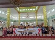 Kasi Dikmas Ditlantas Polda Riau Sosialisasikan Kamtibmas dan Kamseltibcarlantas di Jum’at Curhat Polda Riau