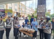 Tim Satgas Ops Zebra Lancang Kuning 2024 Edukasi Pengunjung, Pedagang STC Pekanbaru dan Penumpang Bus Way