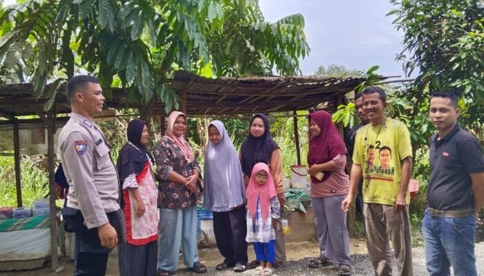 Program Kompetisi Tarkam, Bhabin Rumbai Temui Masyarakat Solusi Kamtibmas Kondusif Sukseskan Pilkada 2024