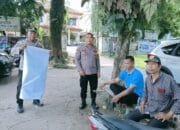 Jaga Kondusifitas, Polsek Rumbai dan Kanit Binmas serta Bhabinkamtibmas Sambangi Warga RW 06 Muara Fajar Timur