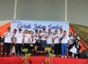 Danlanud Roesmin Nurjadin Fasilitasi Gerak Jalan Santai DPD REI Riau Dalam Rangka Musda XIII 2024