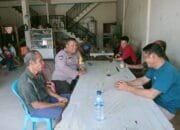 Polsek Rumbai Cooling System dan Sambang Warga Jaga Kamtibmas Kondusif 
