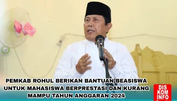 Pemkab Rohul Berikan Bantuan Beasiswa Untuk Mahasiswa Berprestasi dan Kurang Mampu Tahun Anggaran 2024