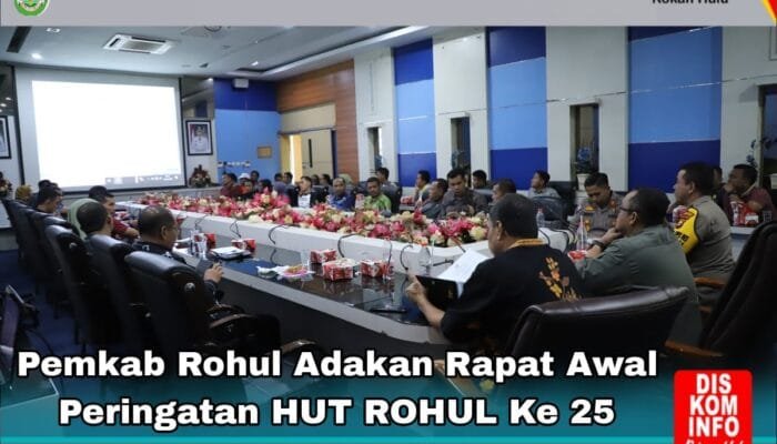 Pemkab Rohul Adakan Rapat Awal peringatan HUT Rohul ke 25