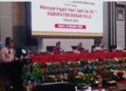 DPRD Rohul Gelar Rapat Paripurna Istimewa Peringati HUT Kabupaten Rokan Hulu Ke-25