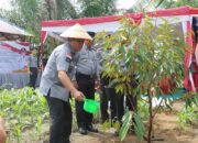 Lapas Bangkinang Jadi Pilot Project Ketahanan Pangan, Tanam 100 Bibit Durian Musang King