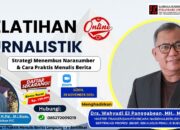 Kesempatan Masih Terbuka, Pendaftaran Pelatihan Jurnalistik Online Diperpanjang