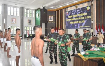 Danrem 031/WB Pimpin Sidang Parade Calon Bintara PK TNI AD Gelombang 2 TA 2024