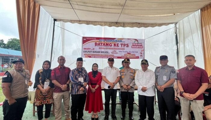 Bupati Rokan Hulu dan Forkopimda Pantau TPS Khusus 901 dan 902 Lapas Pasir Pengaraian