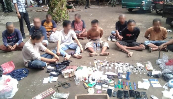 Penggerebekan Barak Narkoba di Langkat, Puluhan Orang Ditangkap dan Lokasi Dimusnahkan