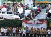 Pjs Bupati Kuansing yang diwakili oleh Asisten III Drs. Rustam menghadiri acara peluncuran Program Ketahanan Pangan