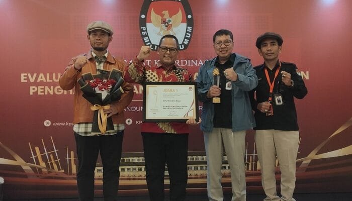 KPU Riau Raih Empat Penghargaan di Penghujung Tahun 2024