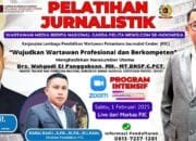 Wujudkan Wartawan Profesional dan Kompeten, Media Nasional Garda Pelita News.com Mou dengan Lembaga Pendidikan Wartawan PJC