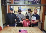 Perang Melawan Narkoba Satu Orang Kurir Diringkus Polsek Kunto Darusallam di Perkebunan Sawit Muara Dilam
