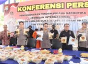 Kapolda Riau Mengapresiasi Kapolres Bengkalis atas Pengungkapan Peredaran Narkoba Jaringan Internasional