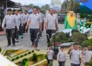 Jaga Kebugaran Menjelang Weekend, Lapas Pasir Pengaraian Lakukan Giat Jalan Santai Bersama