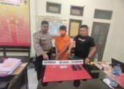 Polsek Rambah Hilir Berhasil Amankan Seorang Pengedar Narkotika Jenis Sabu