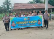 Cegah Kejahatan, Polsek Rumbai Sosialisasikan Kamtibmas di Minggu Kasih