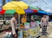 Polsek Pangean Amankan Pasar Ramadhan Dalam Rangka Operasi Tertib Ramadhan LK 2025