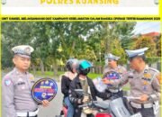 Sat Lantas Polres Kuansing Berikan Sosialisasi dan Penyebaran Brosur Dalam Operasi Tertib Ramadhan Lancang Kuning 2025