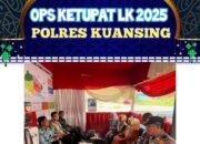 Kapolsek Singingi Hilir, Camat, dan Kapustu Kunjungi Pos Pam Ops Ketupat Lancang Kuning 2025 di Tanjung Pauh