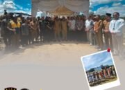 Wakapolres Rokan Hulu Turun ke Sawah, Hadiri Tanam Padi dan Serah Terima Bantuan di Pasir Maju