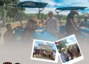 Wakapolres Rohul Dampingi Bupati Serahkan Traktor dan Bibit Padi kepada Petani di Desa Pasir Maju