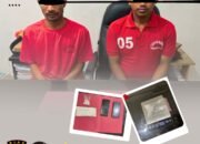 Satresnarkoba Polres Rohul Tangkap Dua Pemuda di Kampung Bukit, Sita Sabu 9,60 Gram