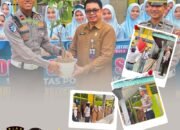 Satlantas Polres Rohul Sosialisasikan Tertib Lalu Lintas dan Serahkan Bibit Pohon di SMAN 1 Rambah