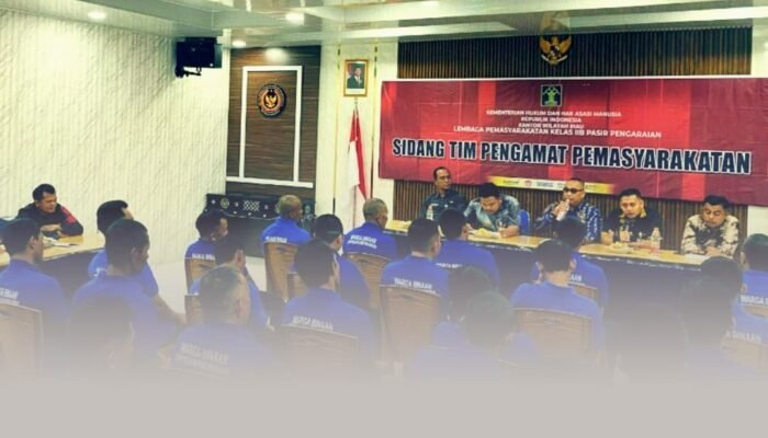 Lapas Pasir Pengaraian Gelar Sidang TPP untuk Wujudkan Pembinaan Berkualitas