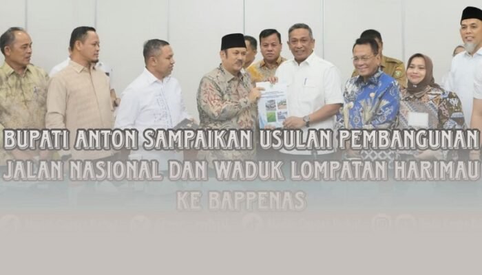 Bupati Anton ke Bappenas: Rokan Hulu Butuh Jalan Nasional dan Waduk Strategis