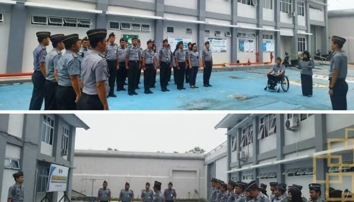 Apel Pagi Lapas Narkotika Rumbai: Kedisiplinan Jadi Kunci Pelayanan Prima