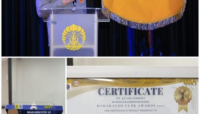 Apresiasi Keterbukaan Informasi, Divhumas Polri Juarai Makaravox UI PR Awards 2025