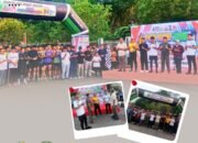Hari Bhayangkara ke-79, Lapas Pasir Pengaraian Ikuti Fun Run dan Senam Bersama