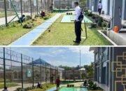 Lapas Narkotika Rumbai Lakukan Pemeliharaan Taman