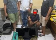 Polsek Tualang Bersama Warga Tangkap Pencuri, Sita Barang Bukti Rp10,5 Juta