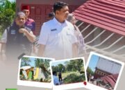Wakil Bupati Syafaruddin Poti Tinjau Dampak Puting Beliung di Kecamatan Kepenuhan