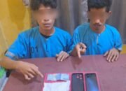 Dua Pemuda Ditangkap Polsek Sungai Mandau Saat Akan Edarkan Shabu