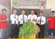 Panen Kangkung, Lapas Narkotika Rumbai Wujudkan Ketahanan Pangan Lewat Tangan WBP