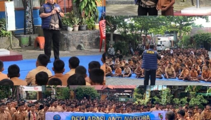 384 Siswa SMP di Pekanbaru Ikrar Tolak Narkoba, BNNK Dorong Sekolah Bersinar
