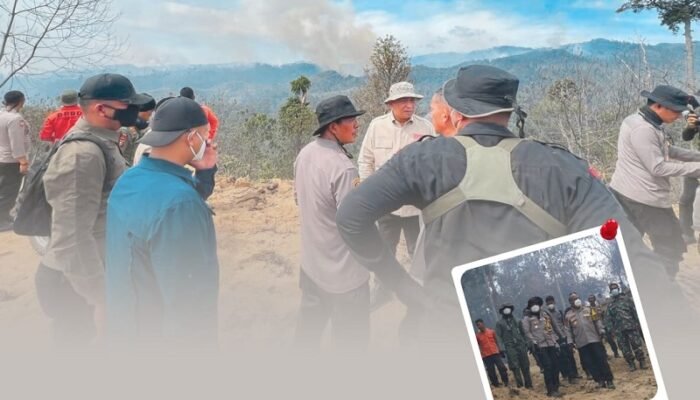 Karhutla di Rohul: Wakapolda dan Bupati Turun Tangan, Apresiasi untuk Tim Gabungan