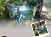 Polsek Rambah Hilir Gaungkan Peduli Lingkungan, Kapolsek Ajak Anak TK Hijaukan Sekolah