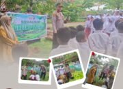 Kapolsek Rambah Hilir Tanam Pohon di SDN 020, Dukung Program Kapolda Riau “Green Policing”