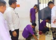 Tingkatkan Keamanan, WBP Lapas Narkotika Rumbai Terapkan Keterampilan Pengelasan