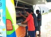 Perpustakaan Keliling Hadir di Lapas Narkotika Rumbai, Warga Binaan Serbu Buku Bacaan
